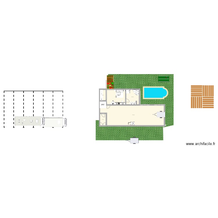 maison. Plan de 0 pièce et 0 m2