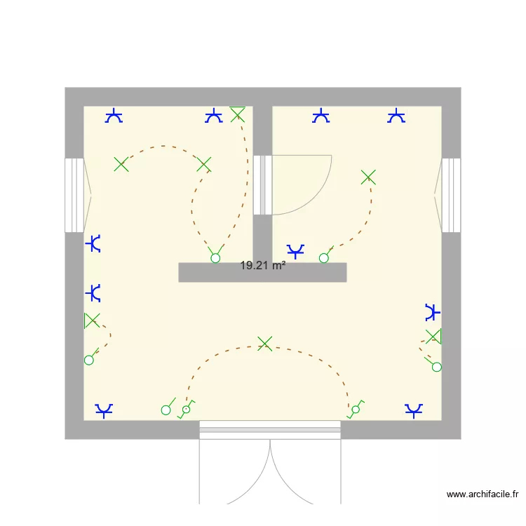 Maison Ciss&eacute;. Plan de 