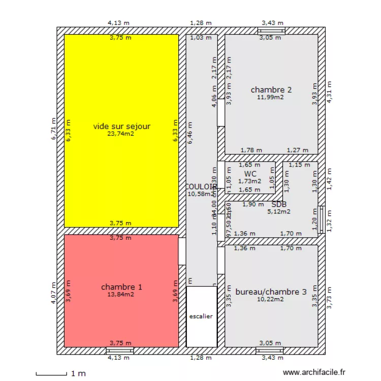 étage définitif. Plan de étage définitif. Plan de
