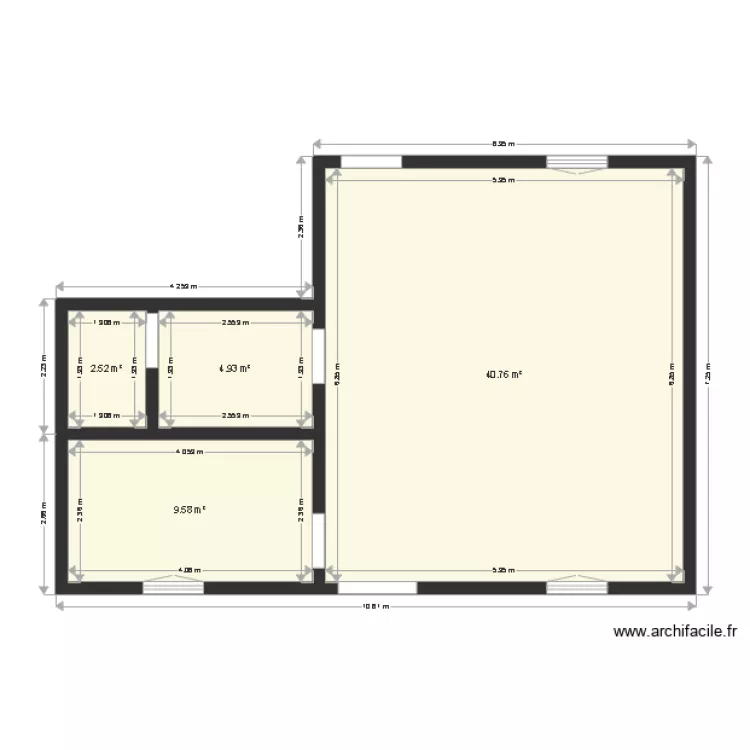 Salle de La Rochelle. Plan de 