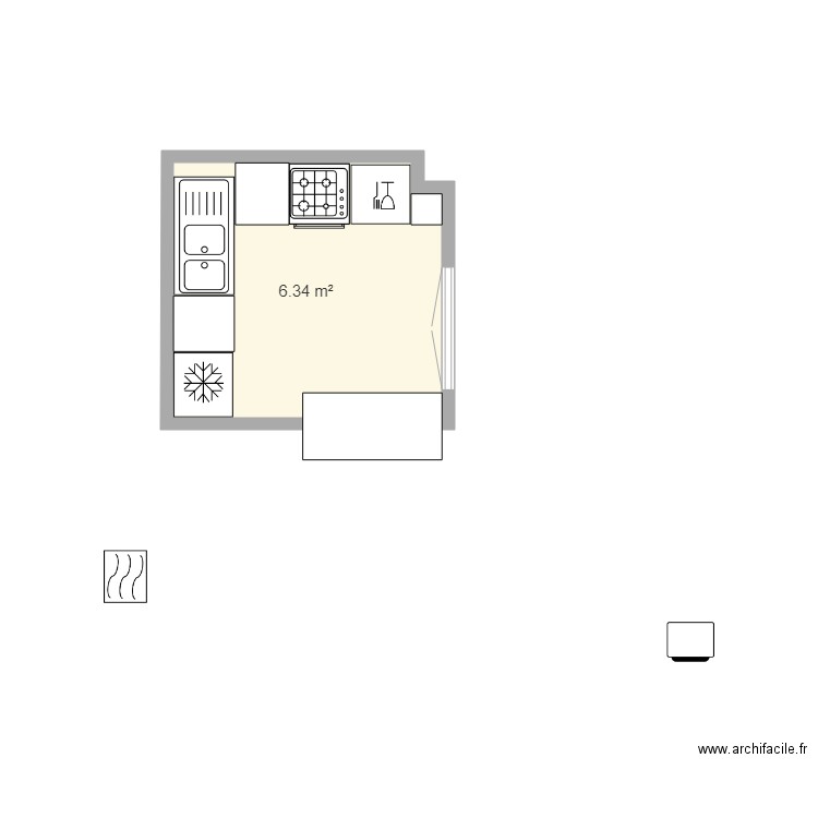 cuisine3. Plan de 0 pièce et 0 m2