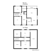 Croquis Drulingen RDCH Etage