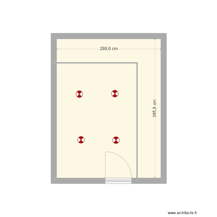 BOURRIAUD JOseph. Plan de 2 pièces et 11 m2