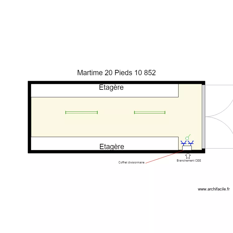 Maritime 20 Pieds . Plan de 