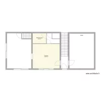 Plan RDC avec ouvertures cuisine et grange