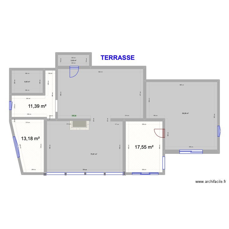 Terrasse CHAPPE. Plan de 0 pièce et 0 m2