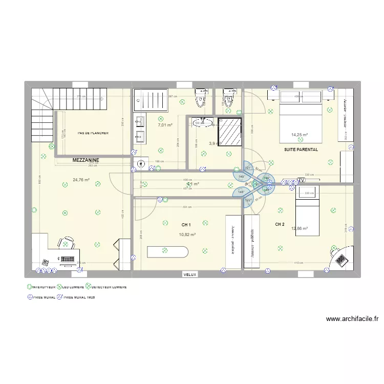 GRANGE etage. Plan de GRANGE etage. Plan de
