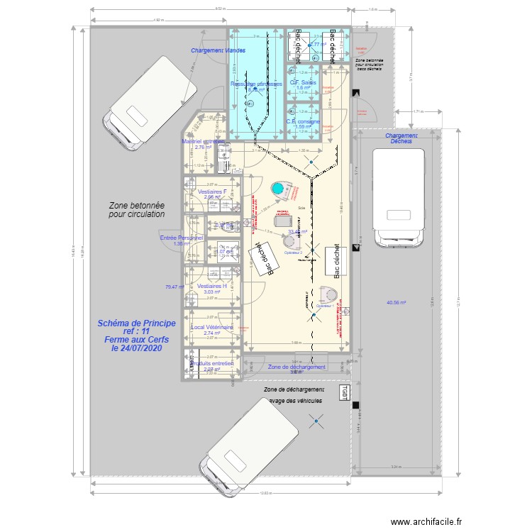 Ferme aux cerfs 011. Plan de 0 pièce et 0 m2