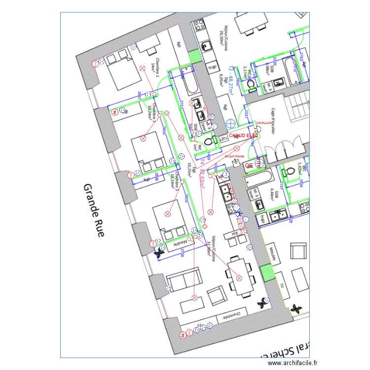 T4 1ER SANICOLO. Plan de 0 pièce et 0 m2