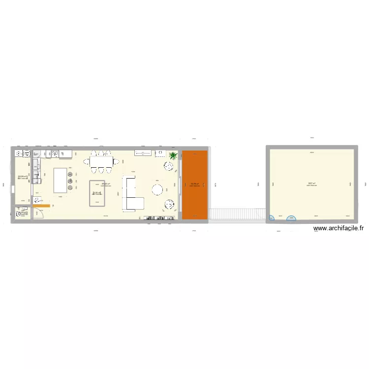 MAISON V6 ASCENSEUR. Plan de 
