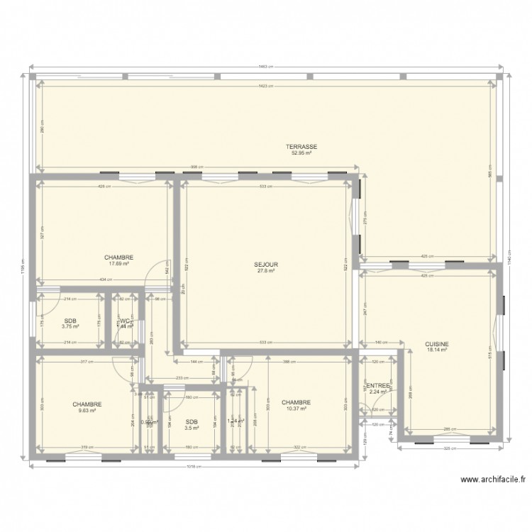 P402. Plan de 0 pièce et 0 m2