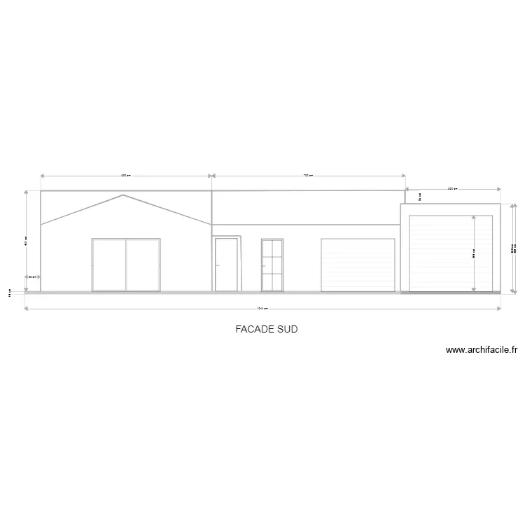 GARAGE MARMETTE. Plan de 