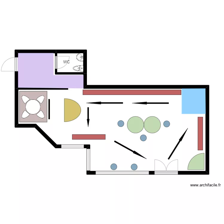boutique. Plan de boutique. Plan de