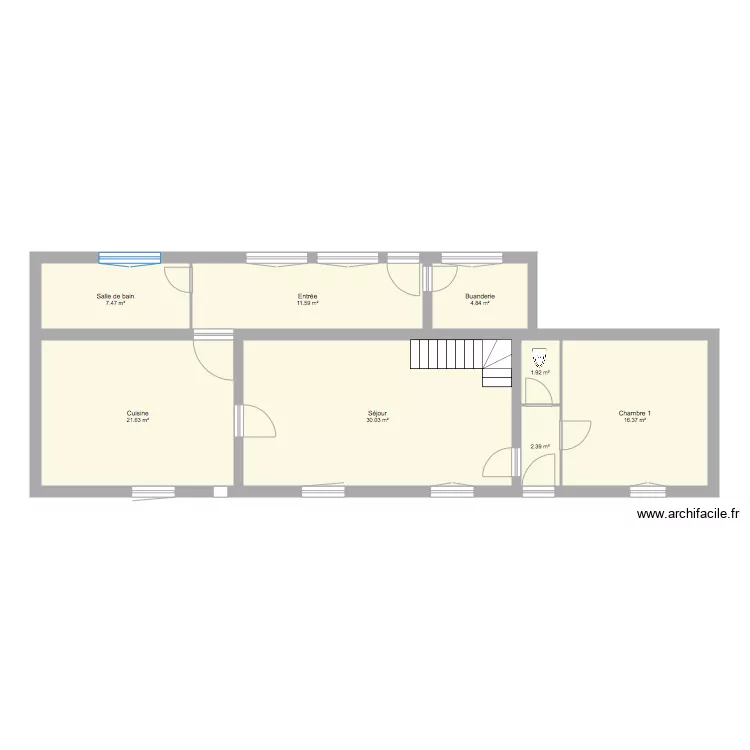 chez moi nouvelle cuisine. Plan de 