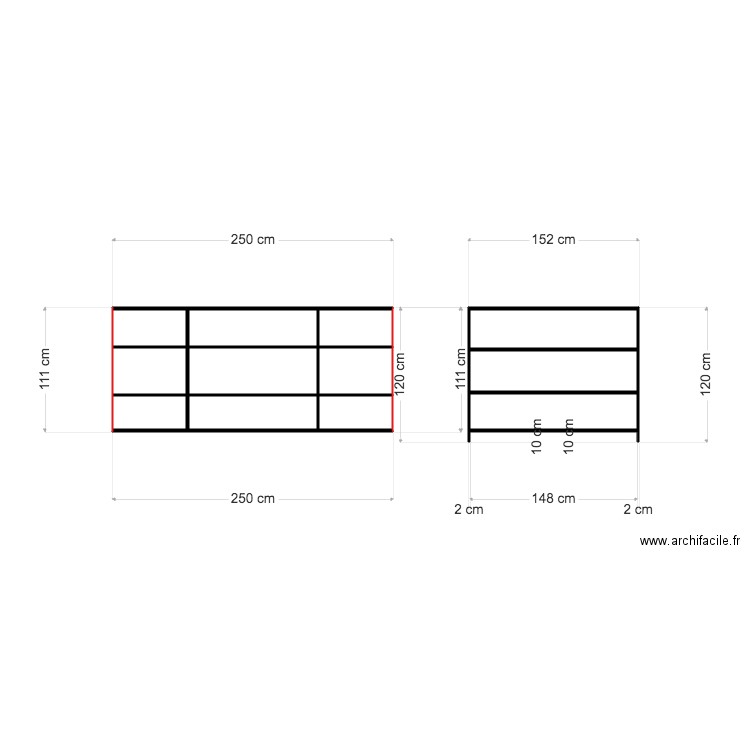 Rehausse remorque. Plan de 0 pièce et 0 m2