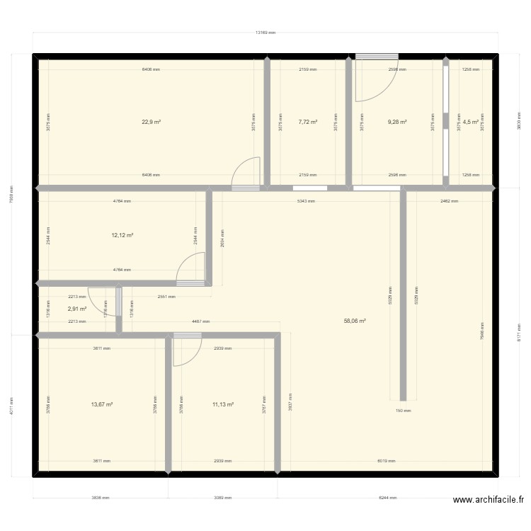 Appart Tonto BEN. Plan de 0 pièce et 0 m2