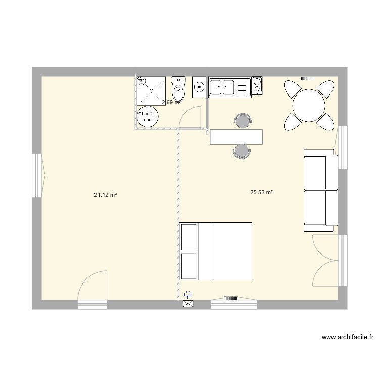 garage V1. Plan de 0 pièce et 0 m2