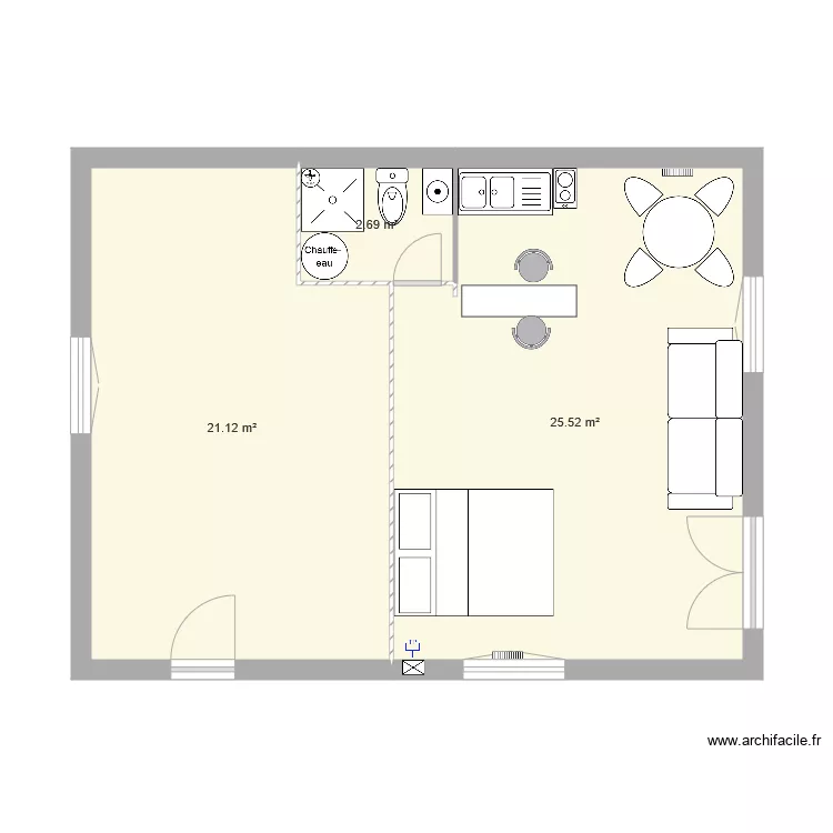garage V1. Plan de garage V1. Plan de