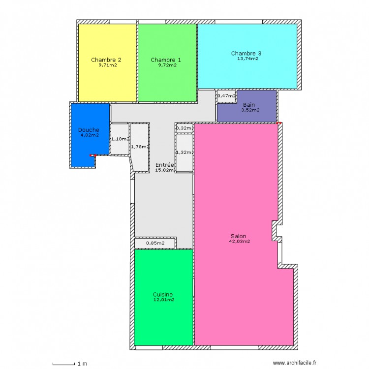 Plan. Plan de 0 pièce et 0 m2