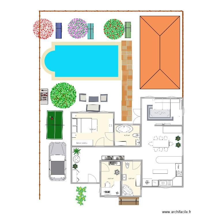 La gabatxa. Plan de 0 pièce et 0 m2