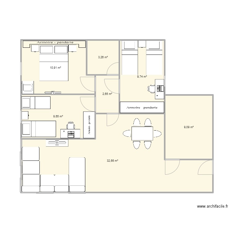 ALICANTE plan 2. Plan de 0 pièce et 0 m2