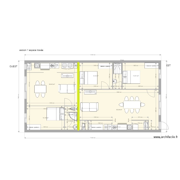 VASLES V1. Plan de 0 pièce et 0 m2