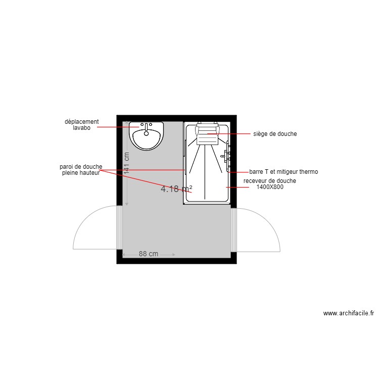 DELADJI. Plan de 0 pièce et 0 m2