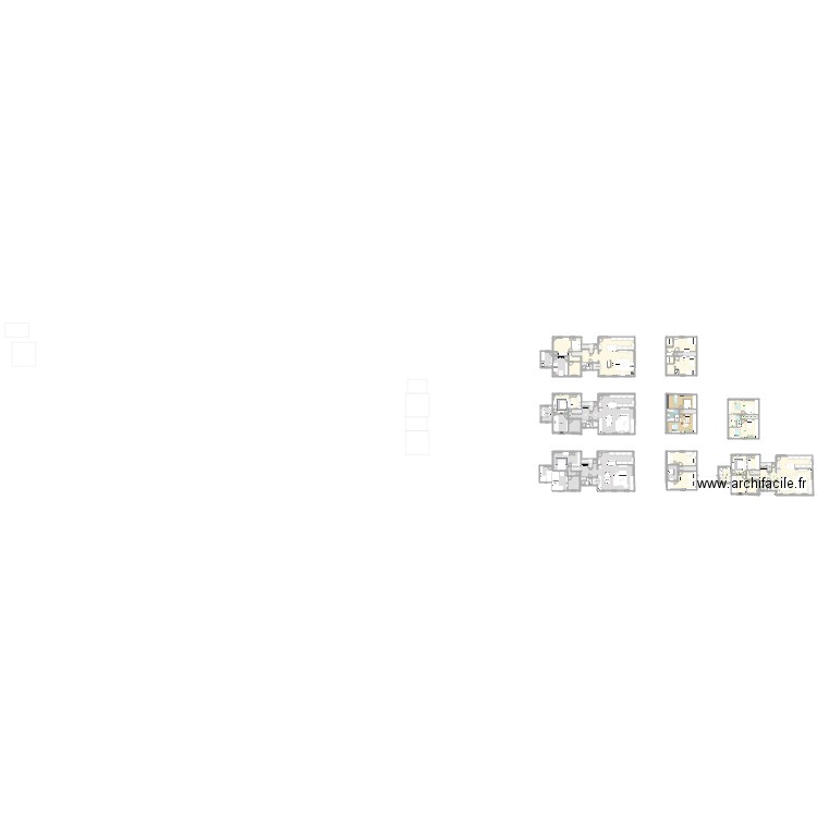 plan état existant rdc Laurent. Plan de 0 pièce et 0 m2
