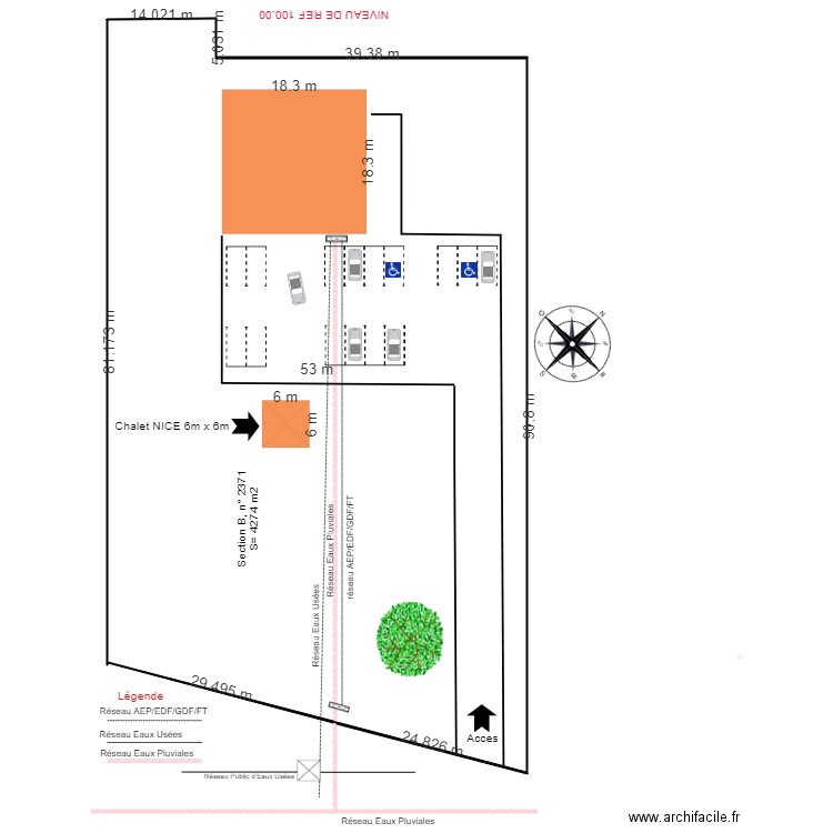 plan de masse gerard dernier. Plan de 0 pièce et 0 m2