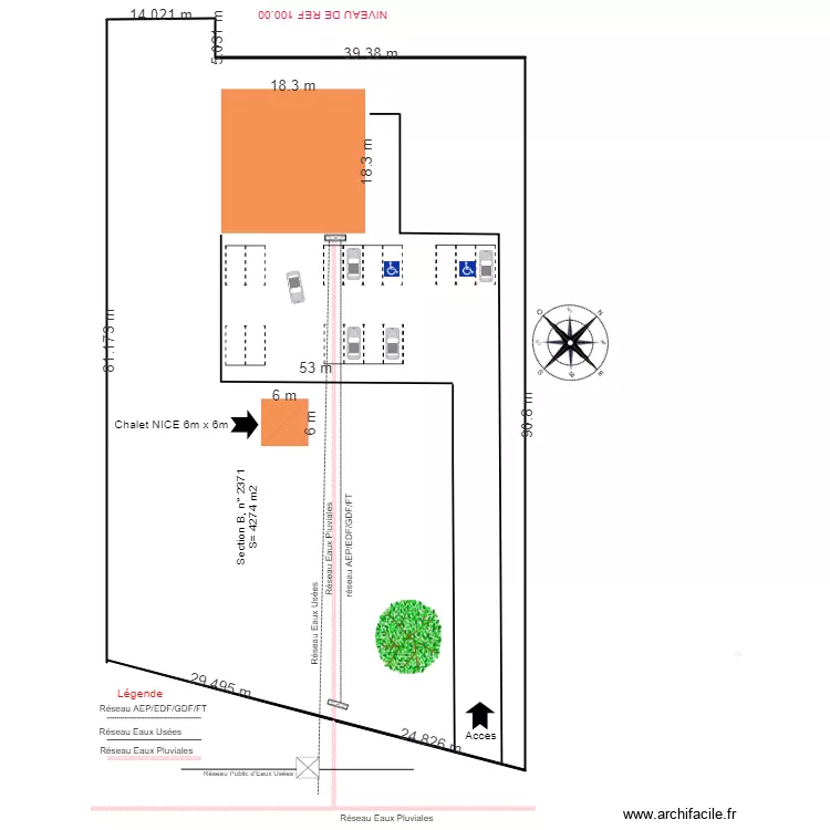 plan de masse gerard dernier. Plan de 