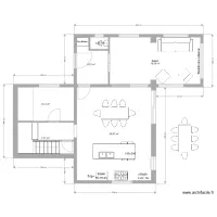 Cuisine Valentine plan total wc hall cuisine ouverte PW100