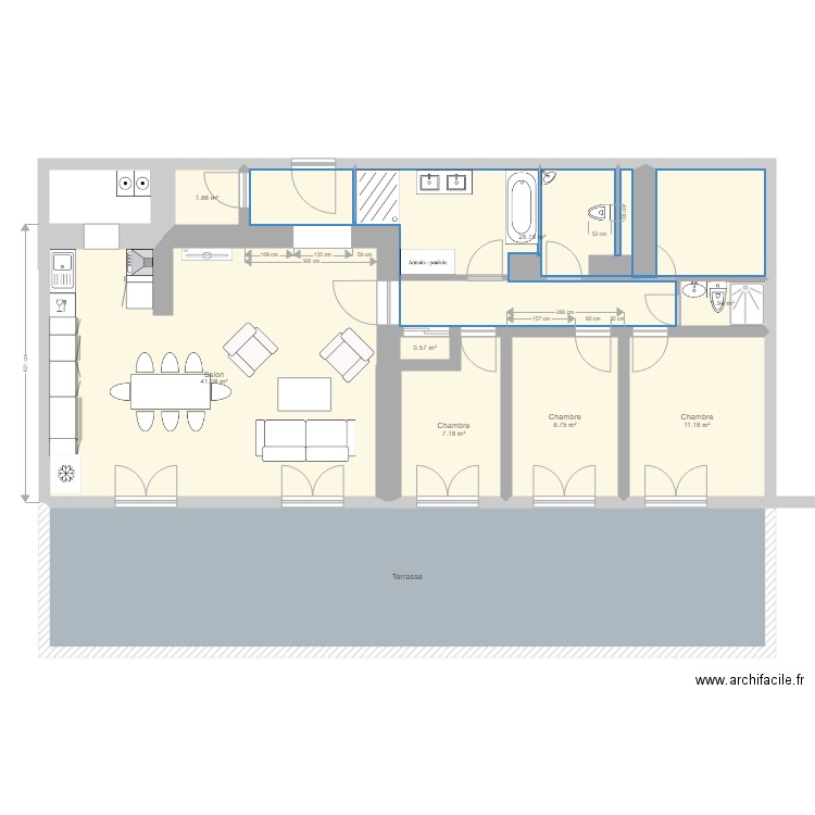 DEAUVILLE2. Plan de 0 pièce et 0 m2