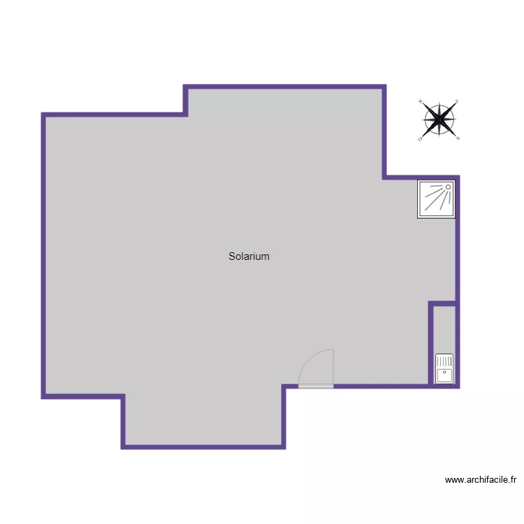 Residencial Aqua RSE01371 solarium. Plan de 