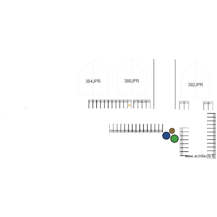 JPR 388-392. Plan de 0 pièce et 0 m2