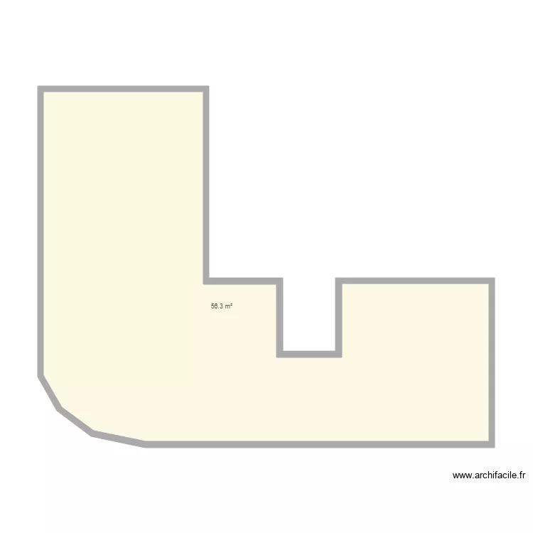 PEYRACHE Terrasse. Plan de 