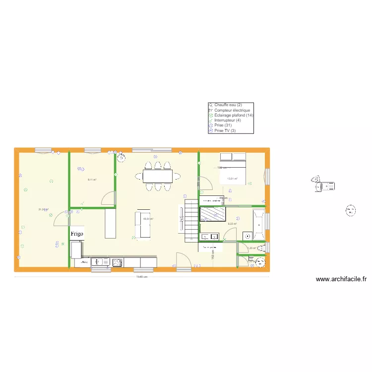 GERMAIN DANIELLE. Plan de 