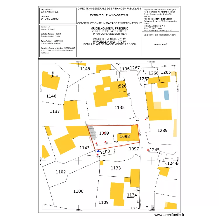 PCMI2 DELHOMMEAU. Plan de 