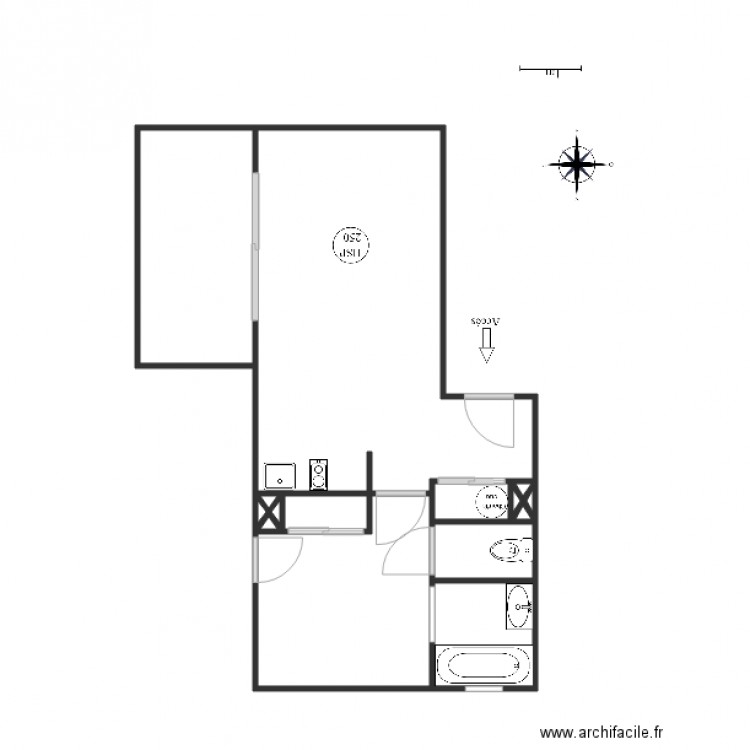 206 24 jouvet batc. Plan de 0 pièce et 0 m2