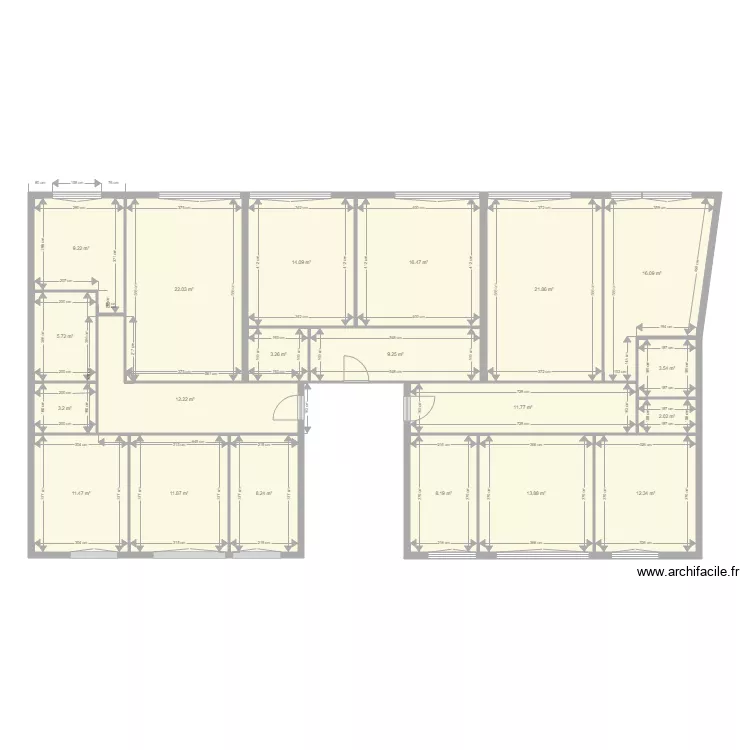 plan avec cote v3. Plan de 