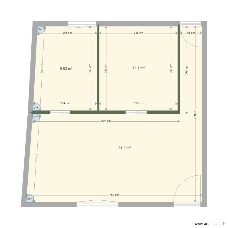 ROMMELAERE. Plan de 0 pièce et 0 m2