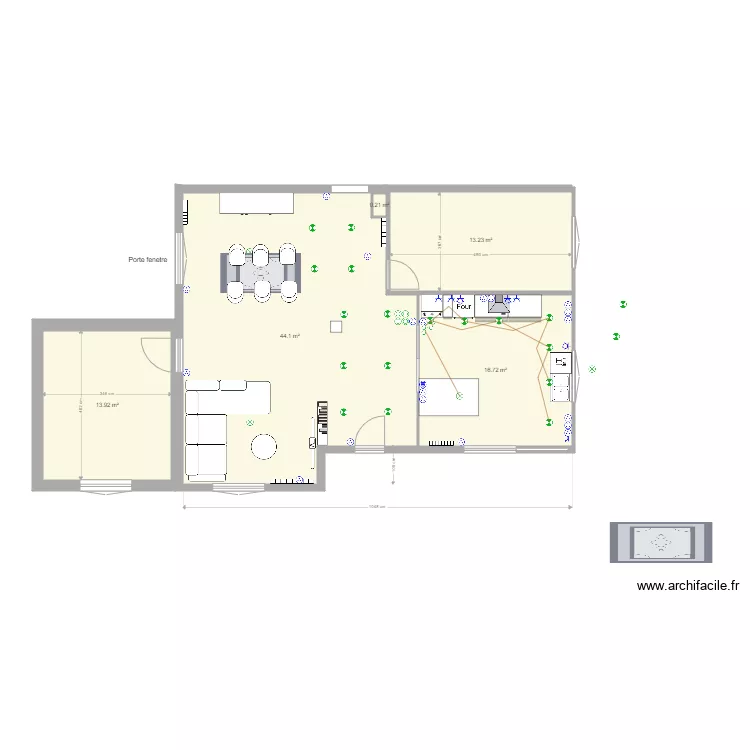 plan salon 210303. Plan de 