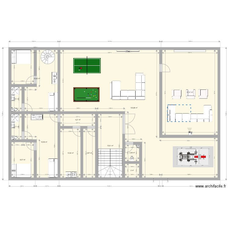 CALI DREAM SOUS SOL. Plan de 0 pièce et 0 m2