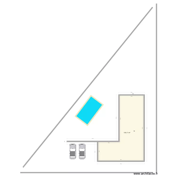 Projet Maison Neuville. Plan de 