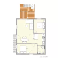 242 2eme &eacute;tage arri&egrave;re avec terrasse plus grande