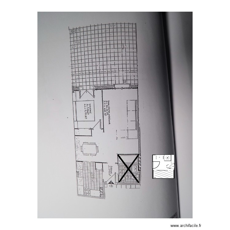 c la vena 3, pb 6. encamp. Plan de 1 pièce et 4 m2