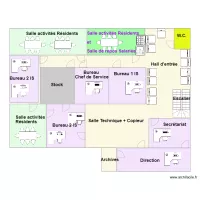 Etage Cada avant r&eacute;novation