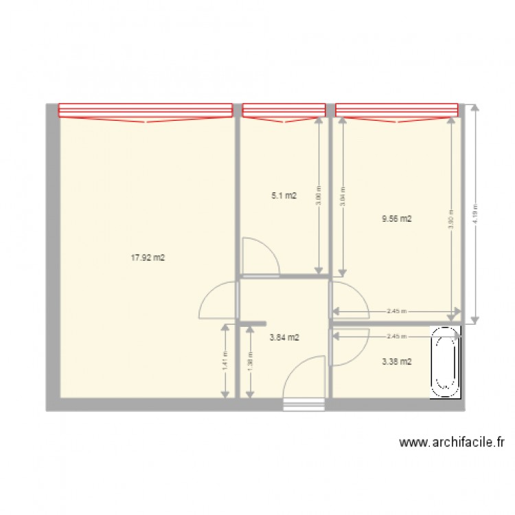 abc l13 bis . Plan de 0 pièce et 0 m2