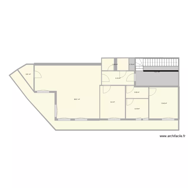 SALON. Plan de 