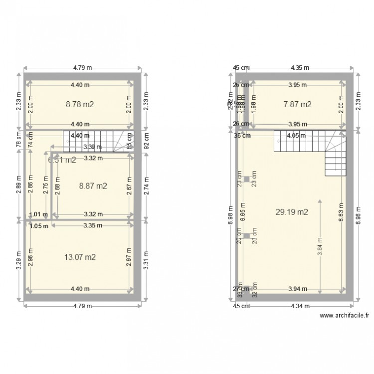 extension 17. Plan de 0 pièce et 0 m2