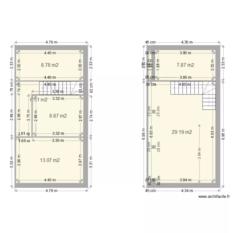 extension 17. Plan de 